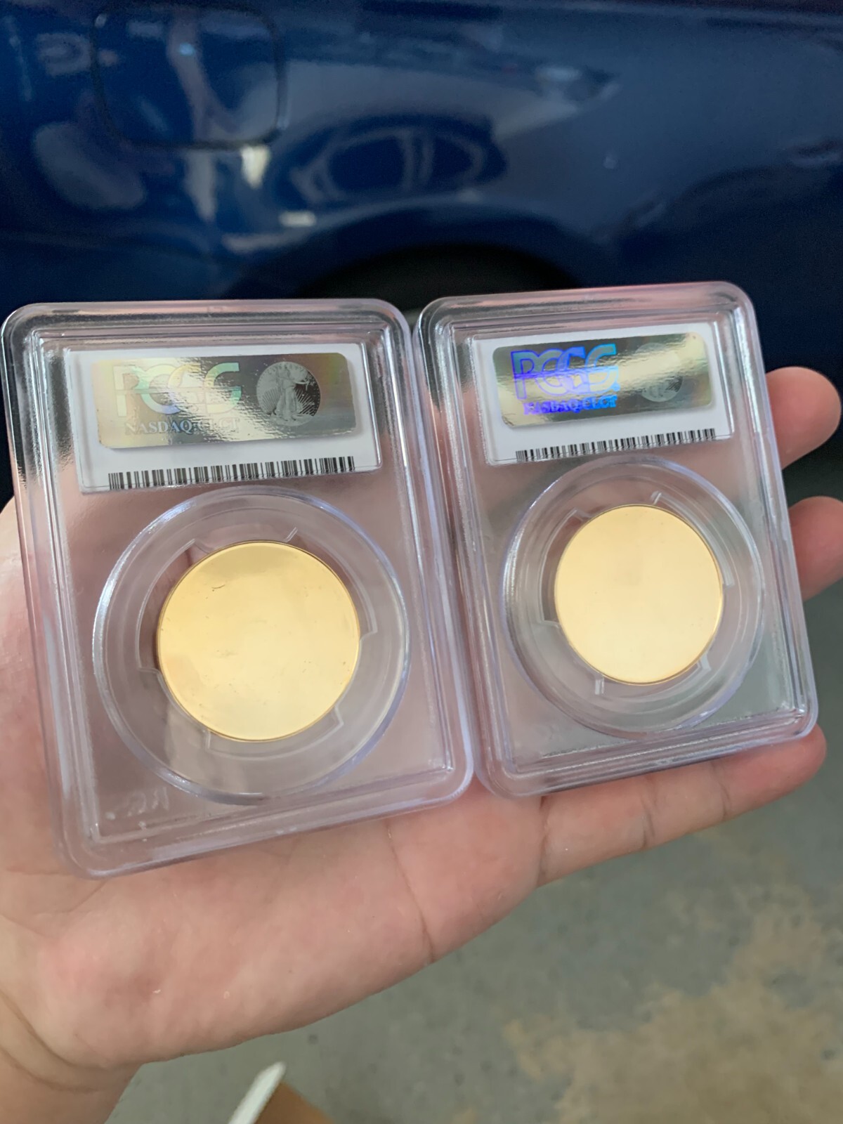 1982 Piefort Trial Strikes Panama Gold Uniface PCGS PF65DCAM
