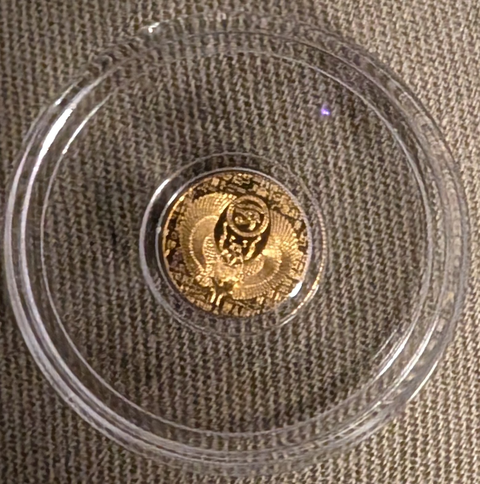 1/200 oz .9999 Pure Gold Egyptian Scarab Round 🪲 24K Fine Gold Bullion