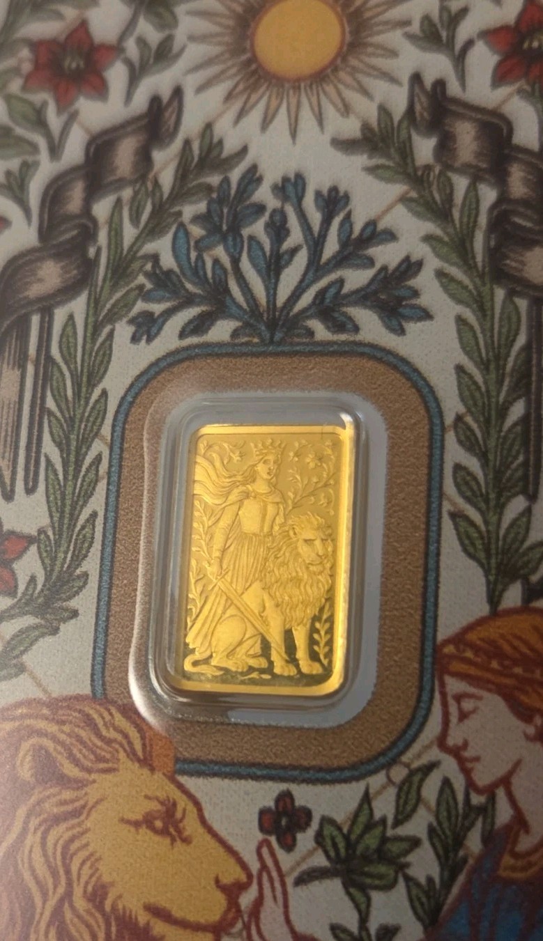 PAMP 🚨 Una And The Lion 1 Gram Gold In Assay RARE 3,000 Total Mintage 🔥 999.9