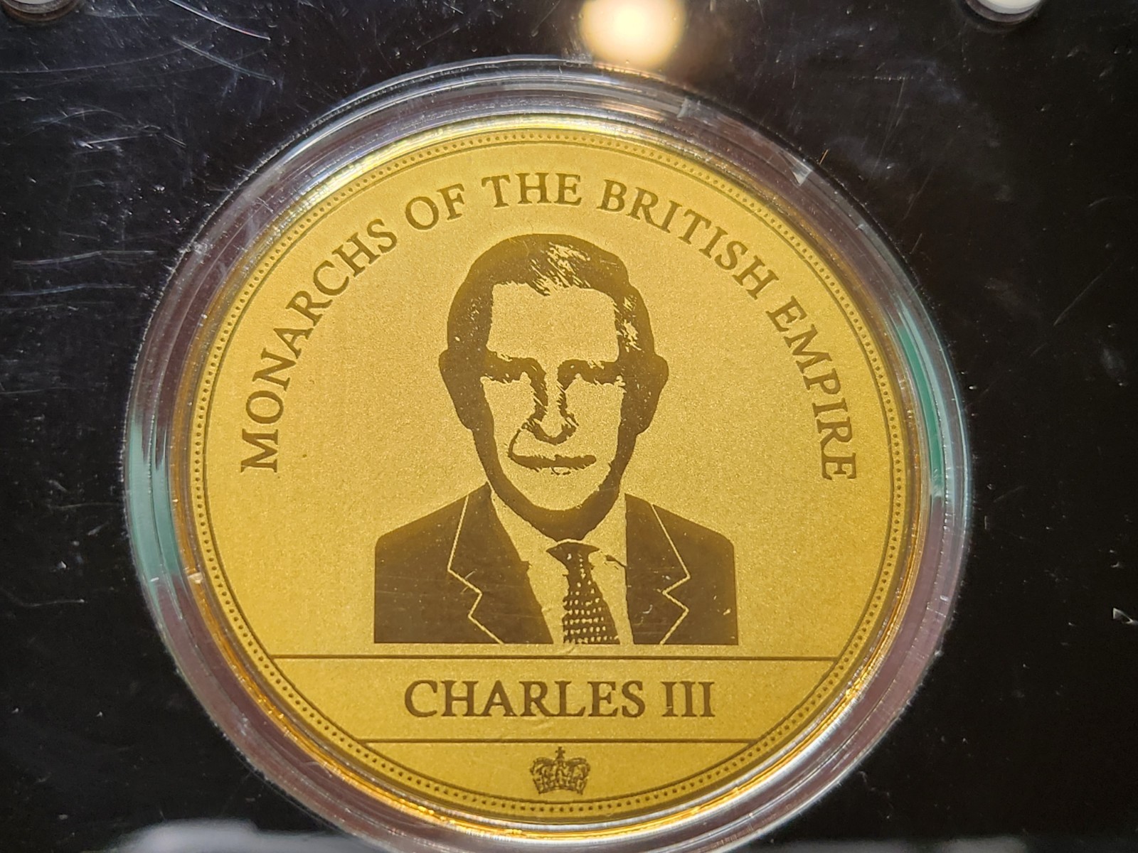 Gold 1/200 oz Round Monarchs of the British Empire Charles III Au999