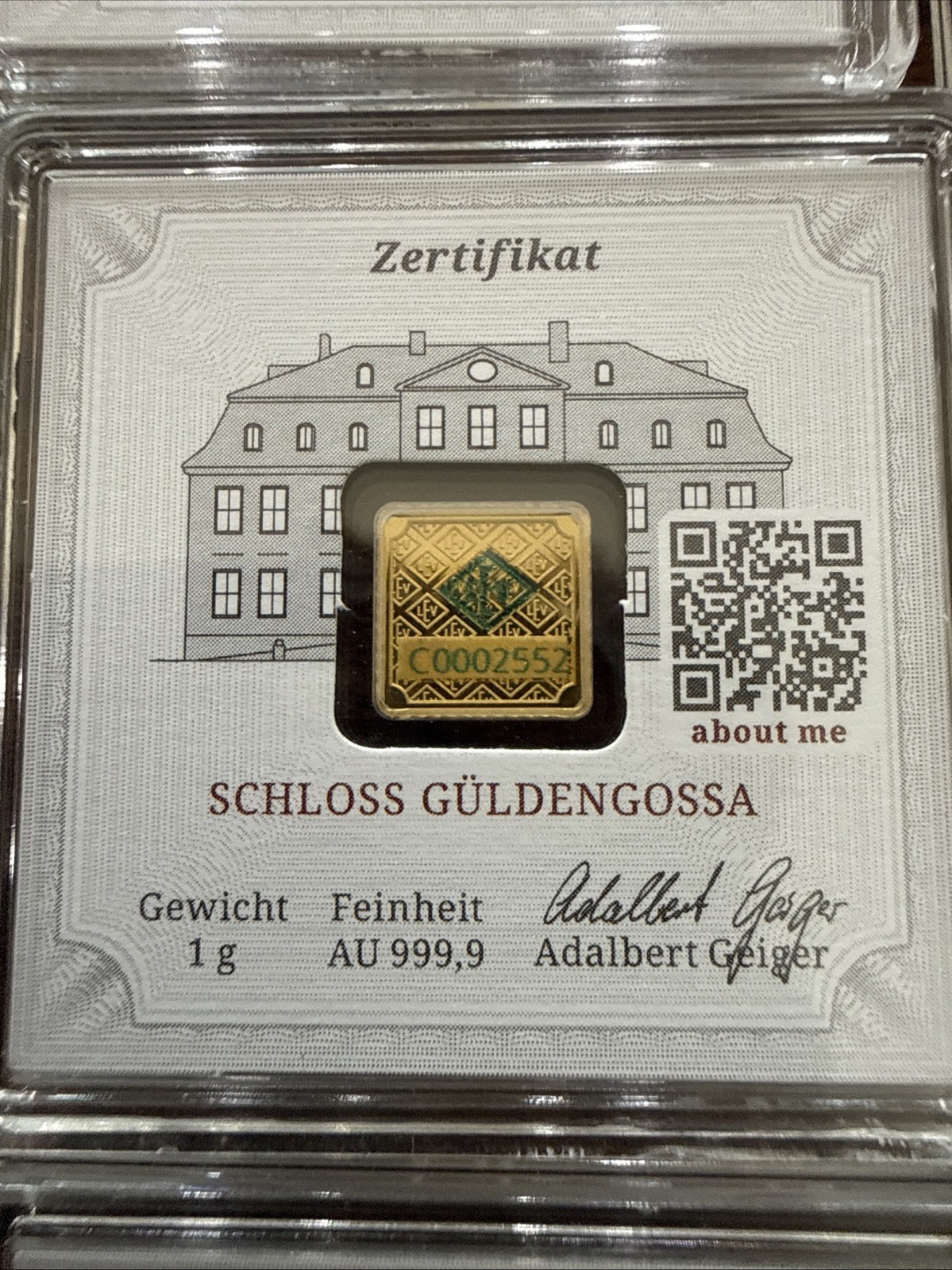 Geiger Edelmetalle Lot 3x 1g Gold 2x 1g Silver In Assay 🔥🔥🔥 STUNNING