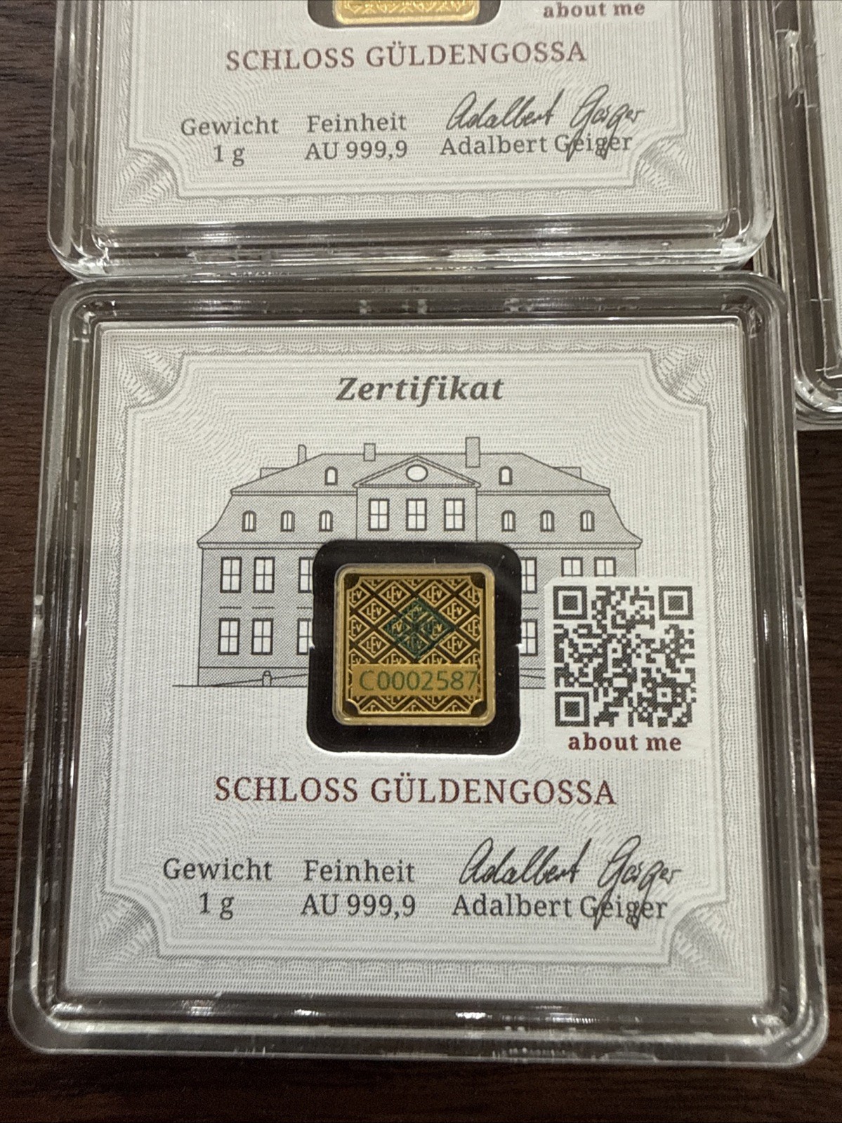 Geiger Edelmetalle Lot 3x 1g Gold 2x 1g Silver In Assay 🔥🔥🔥 STUNNING