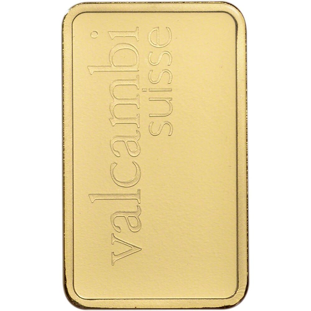 10 gram Gold Bar – Valcambi Suisse – 999.9 Fine in Sealed Assay