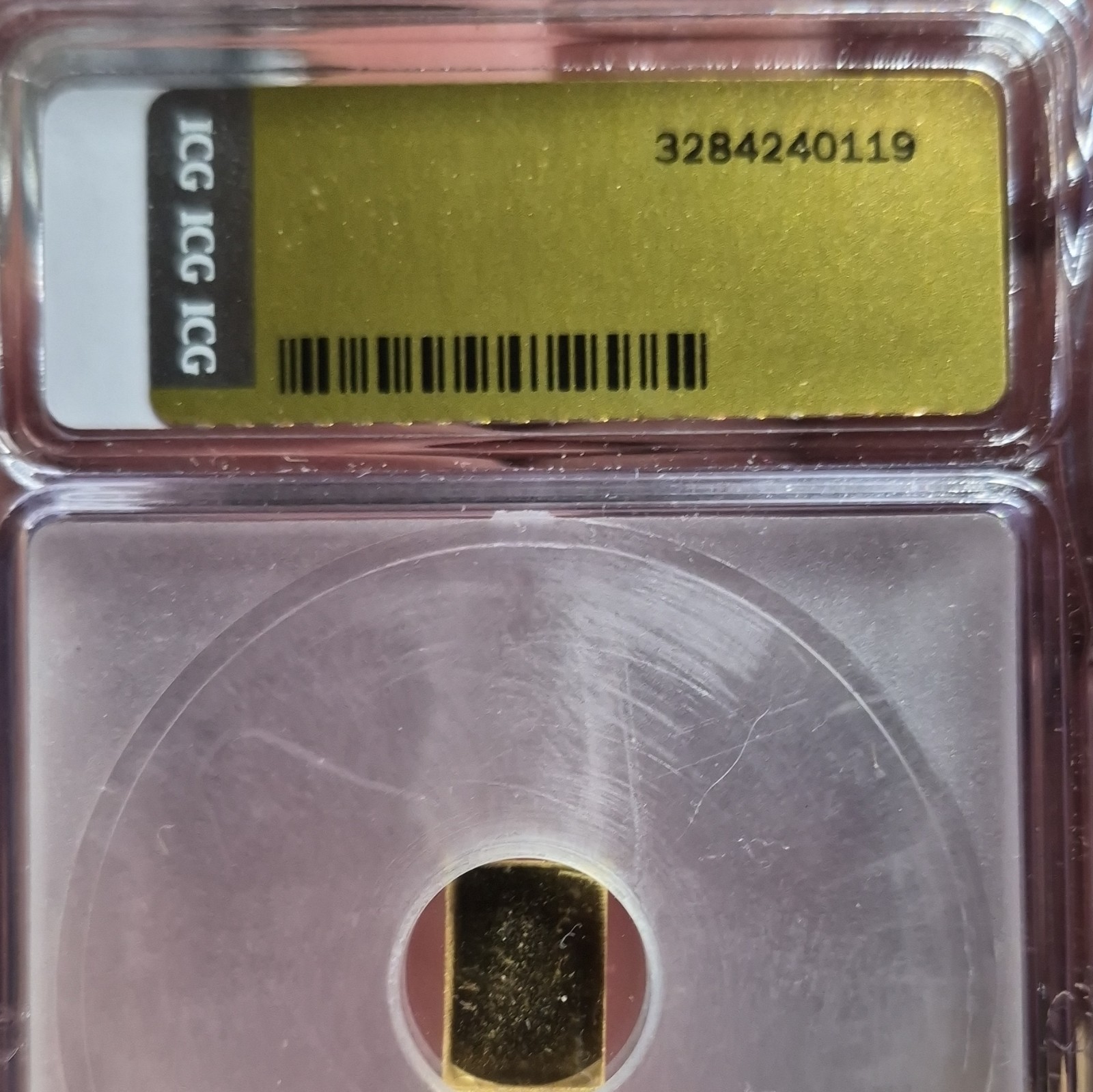 Degussa 1g Fine Gold .9999 Bar ICG Genuine Verified Sealed Holder
