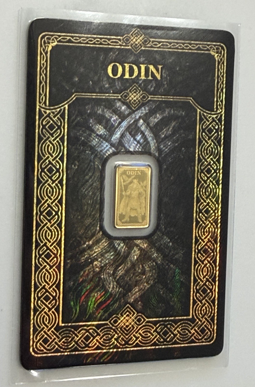 Germania Mint Odin & Frigg 1/100 oz 9999 Gold Bar Set Of 2 In Certified Assay