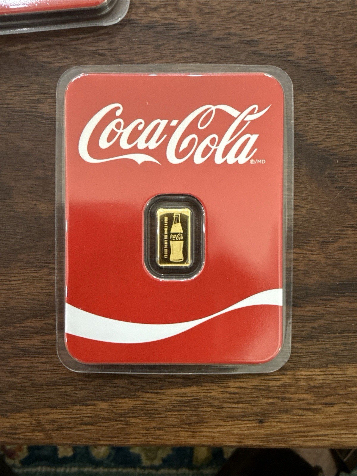 Coca Cola Precious Metal Combo 1/2 Gram Gold In Assay And 1 Oz Silver Matching