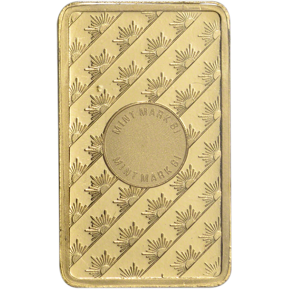 10 gram SMI Gold Bar – Sunshine Minting – .9999 Fine in Sealed Assay