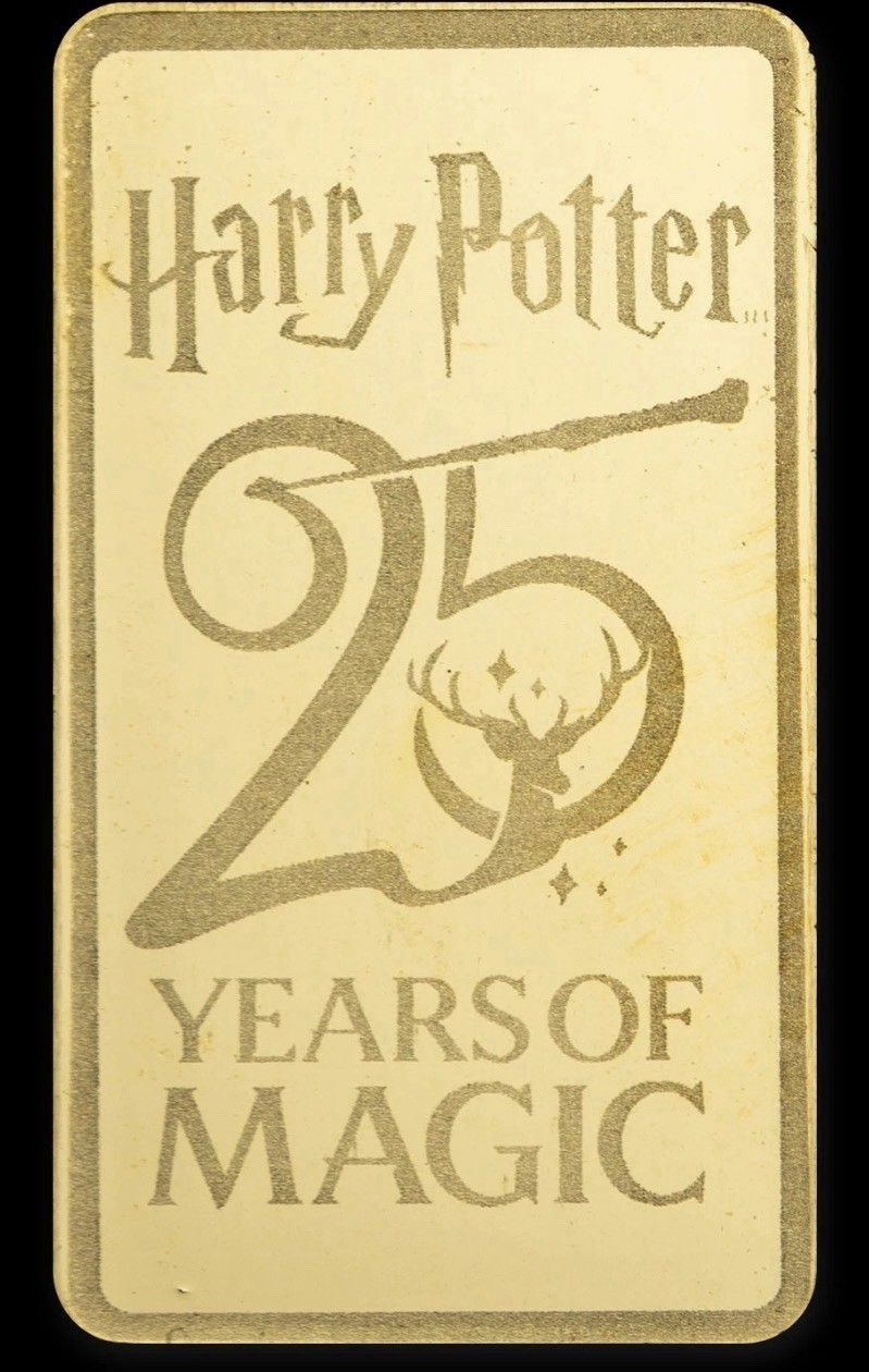 2026 PAMP Suisse Harry Potter 25th Anniversary 0.5g Gold Bar in Assay