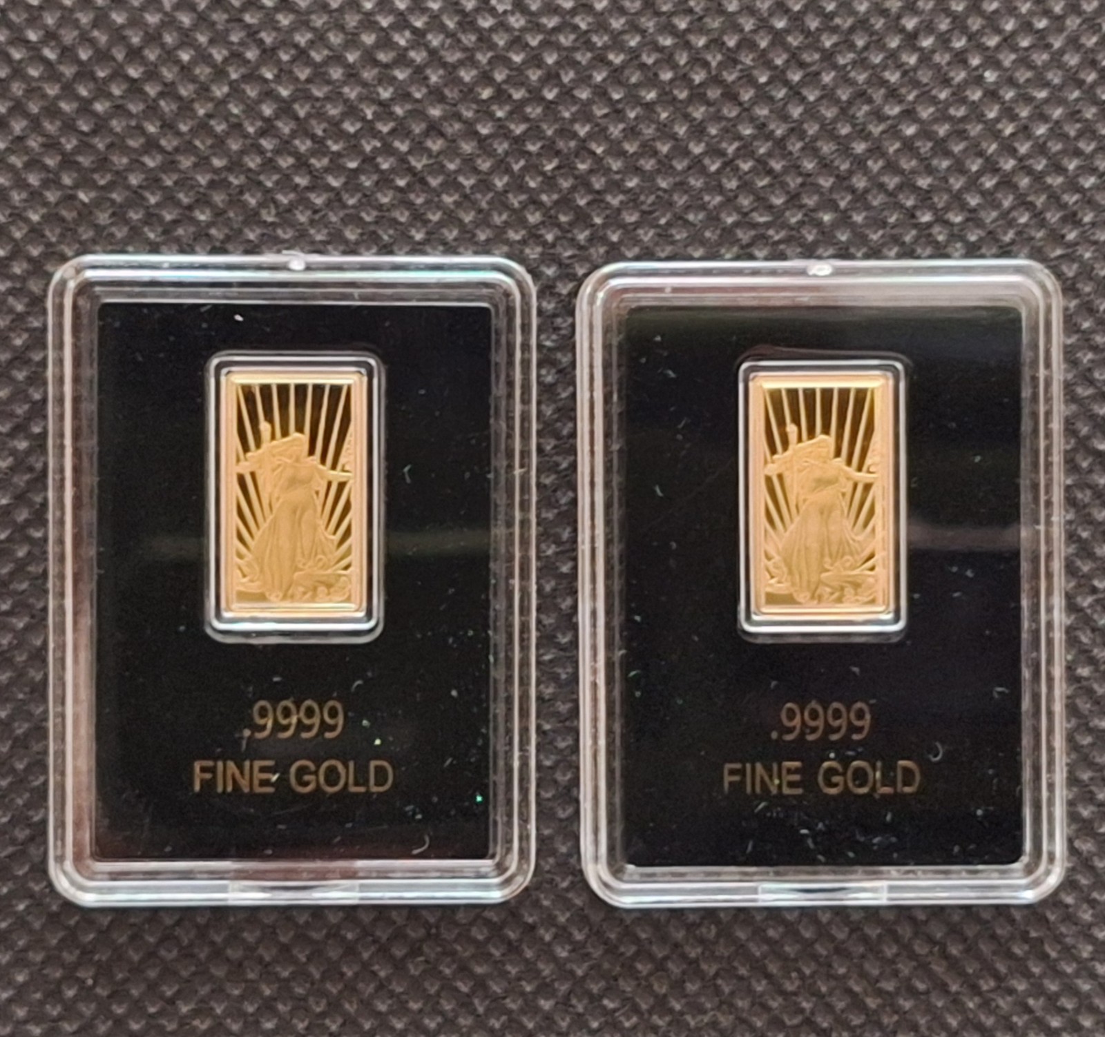 ✨ SET OF 2 ✨ 2025 St. Gaudens Liberty 🇺🇸 .9999 Pure Gold Bars