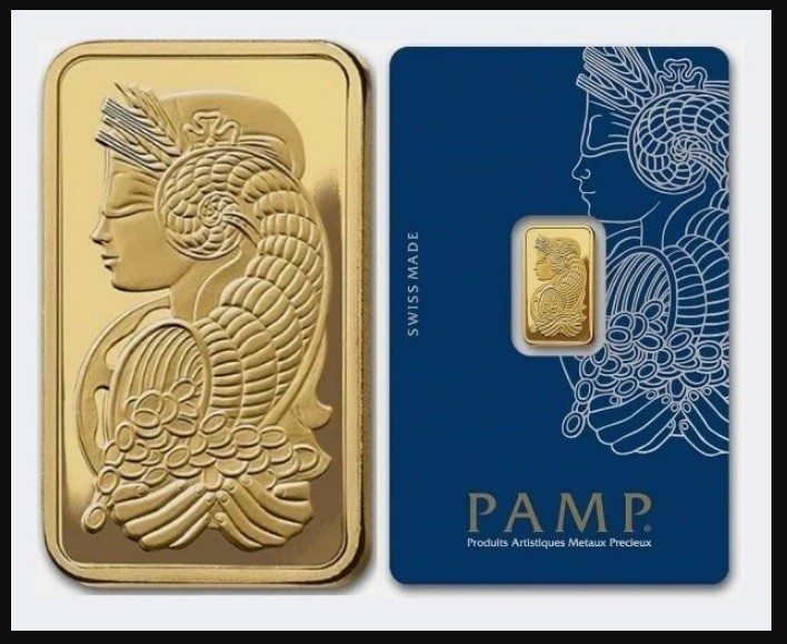 2.5 Gram GOLD Bar PAMP Lady Fortuna with Veriscan® (In SEALED Assay)