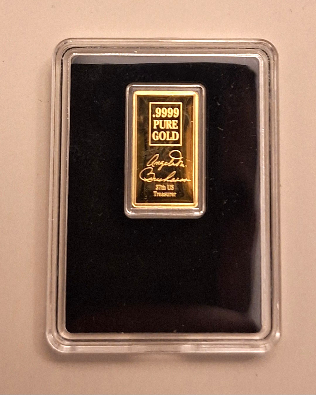 🇺🇸 Minuteman Freedom Bar – .9999 Pure Gold American Bullion Bar ✨