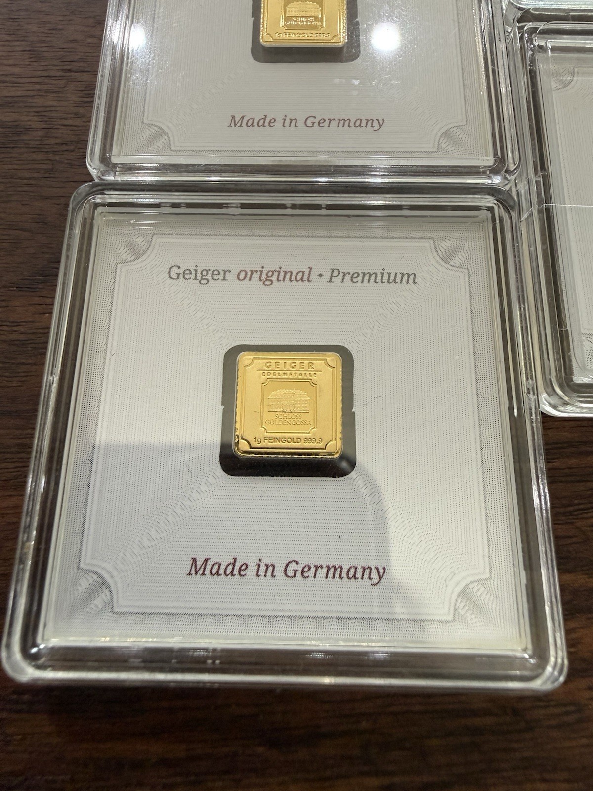 Geiger Edelmetalle Lot 3x 1g Gold 2x 1g Silver In Assay 🔥🔥🔥 STUNNING