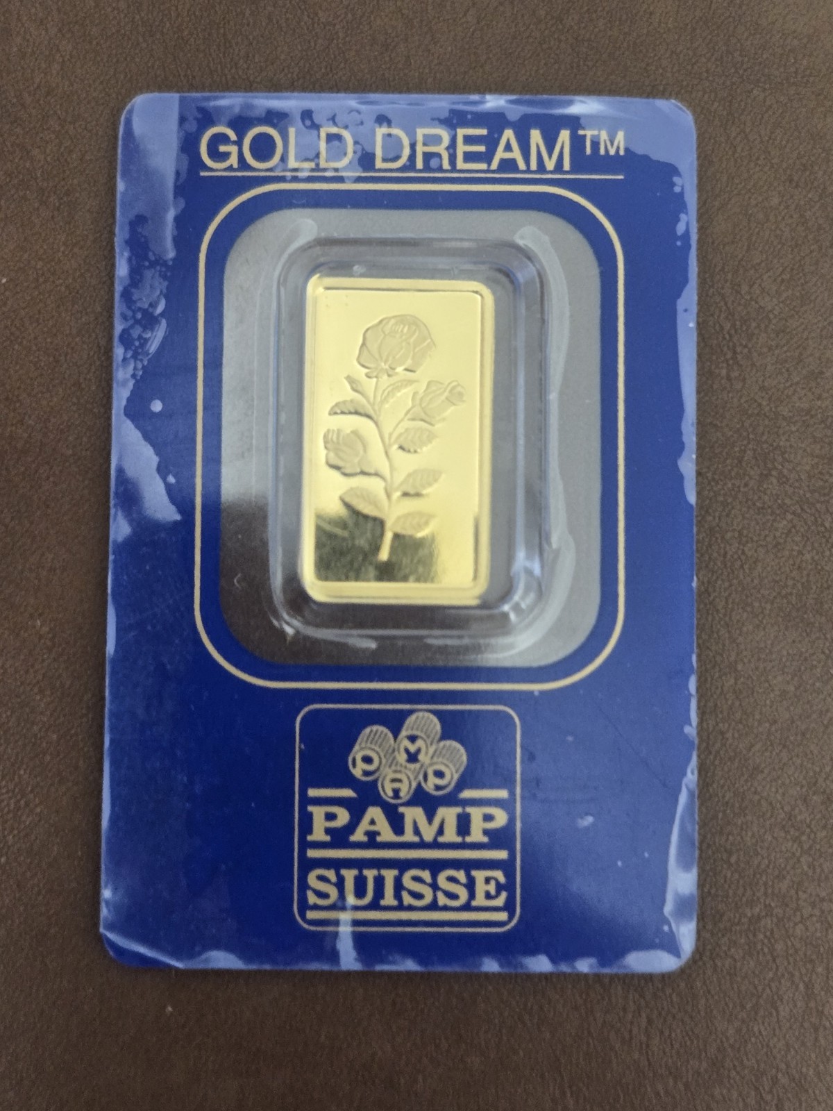 2.5 gram Gold Bar – PAMP Suisse – Fortuna – 999.9 Fine in Sealed Assay