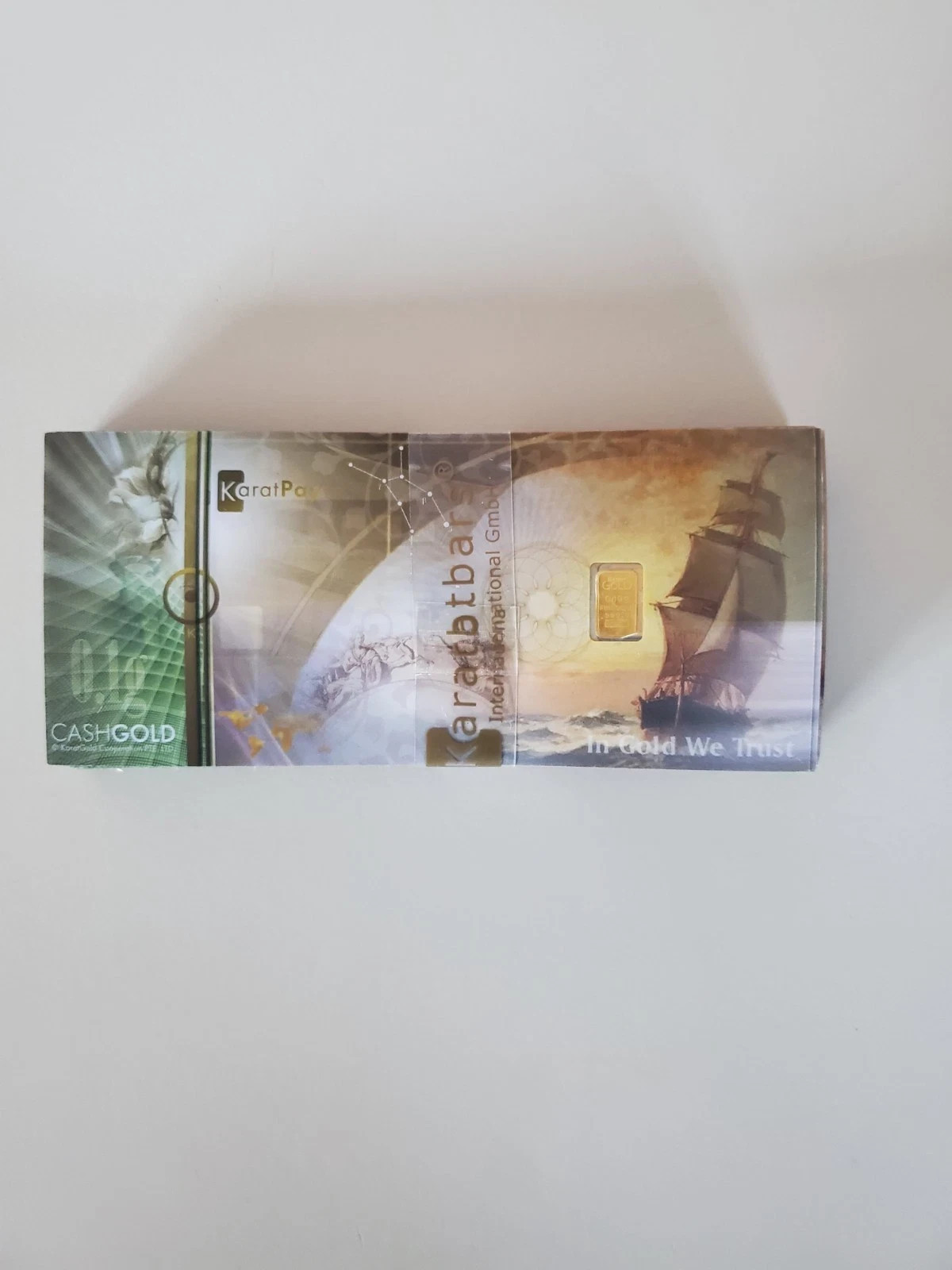 1/10 gram Nadir gold bar 999.9 fineness Cashgold karatpay