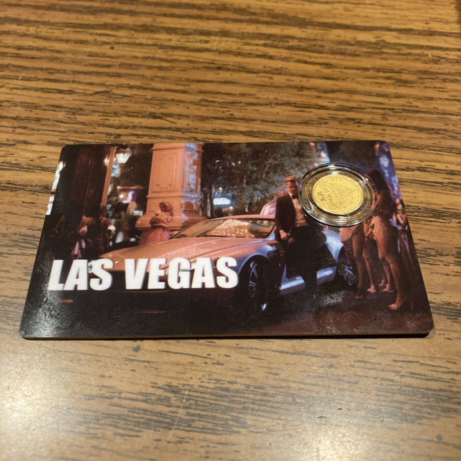 1/1000 oz Gold 2026 Las Vegas .9999 Gold Coin #8332 W/COA Card Limited