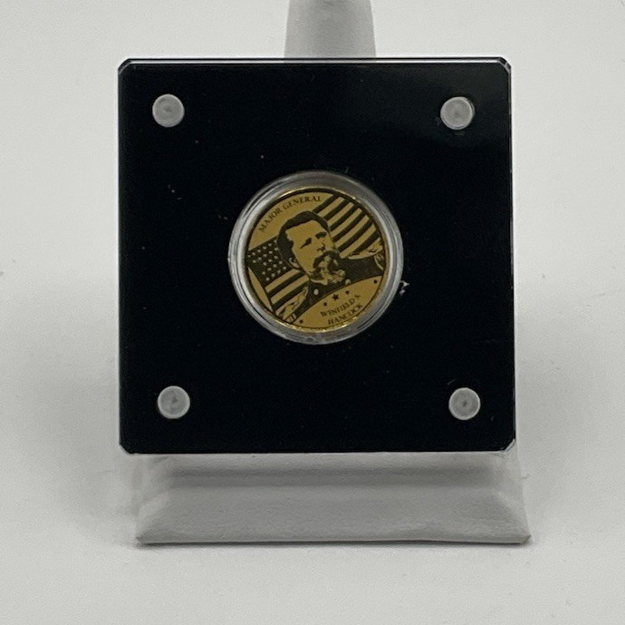1/1000 OZ .999 GOLD AMERICAN MINT LEADERS OF CIVIL WAR HANCOCK