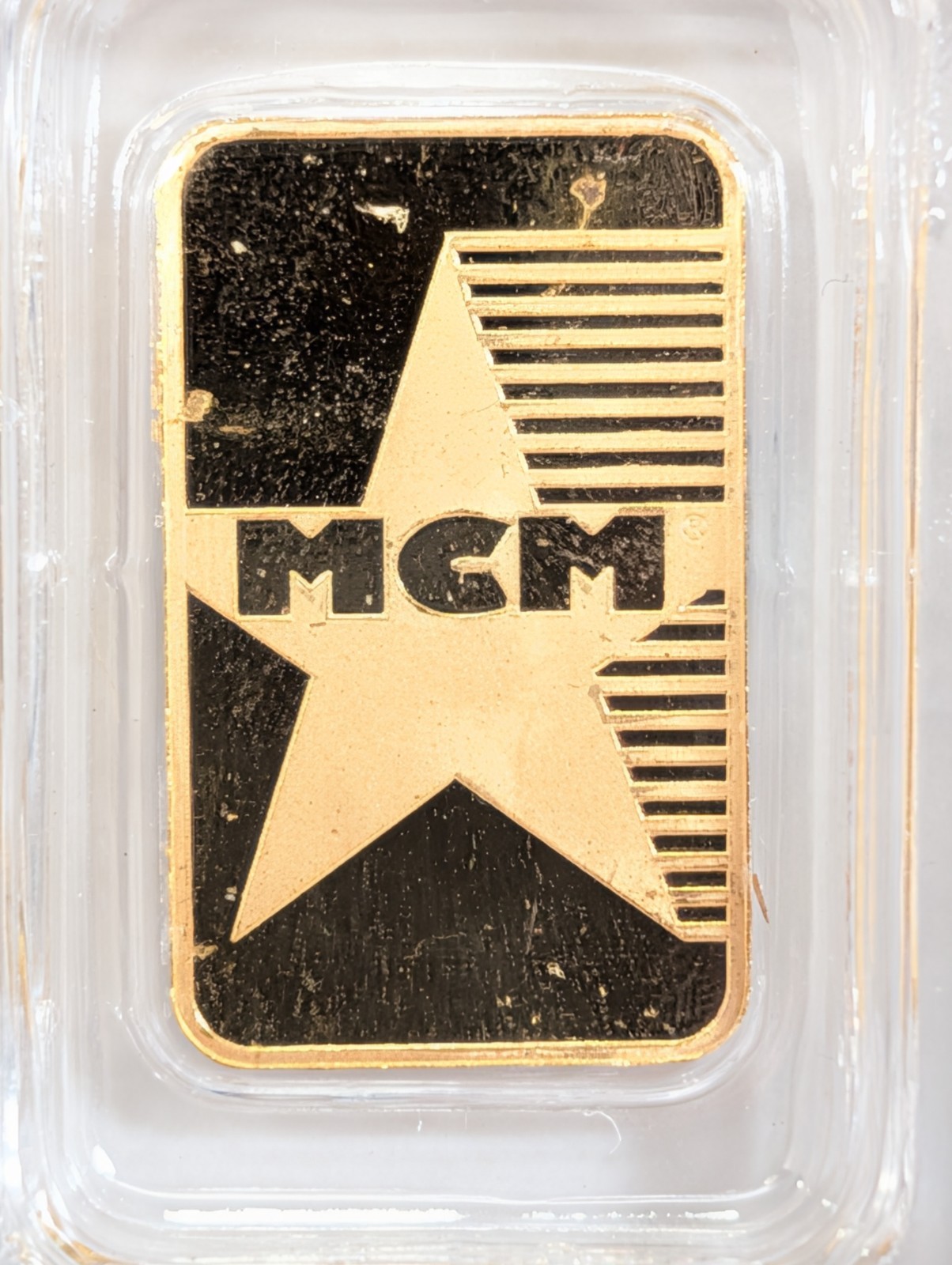 1/10th Ounce MCM Modern Coin Mart Sunshine Minting .9999 Fine Gold Bar In Assay