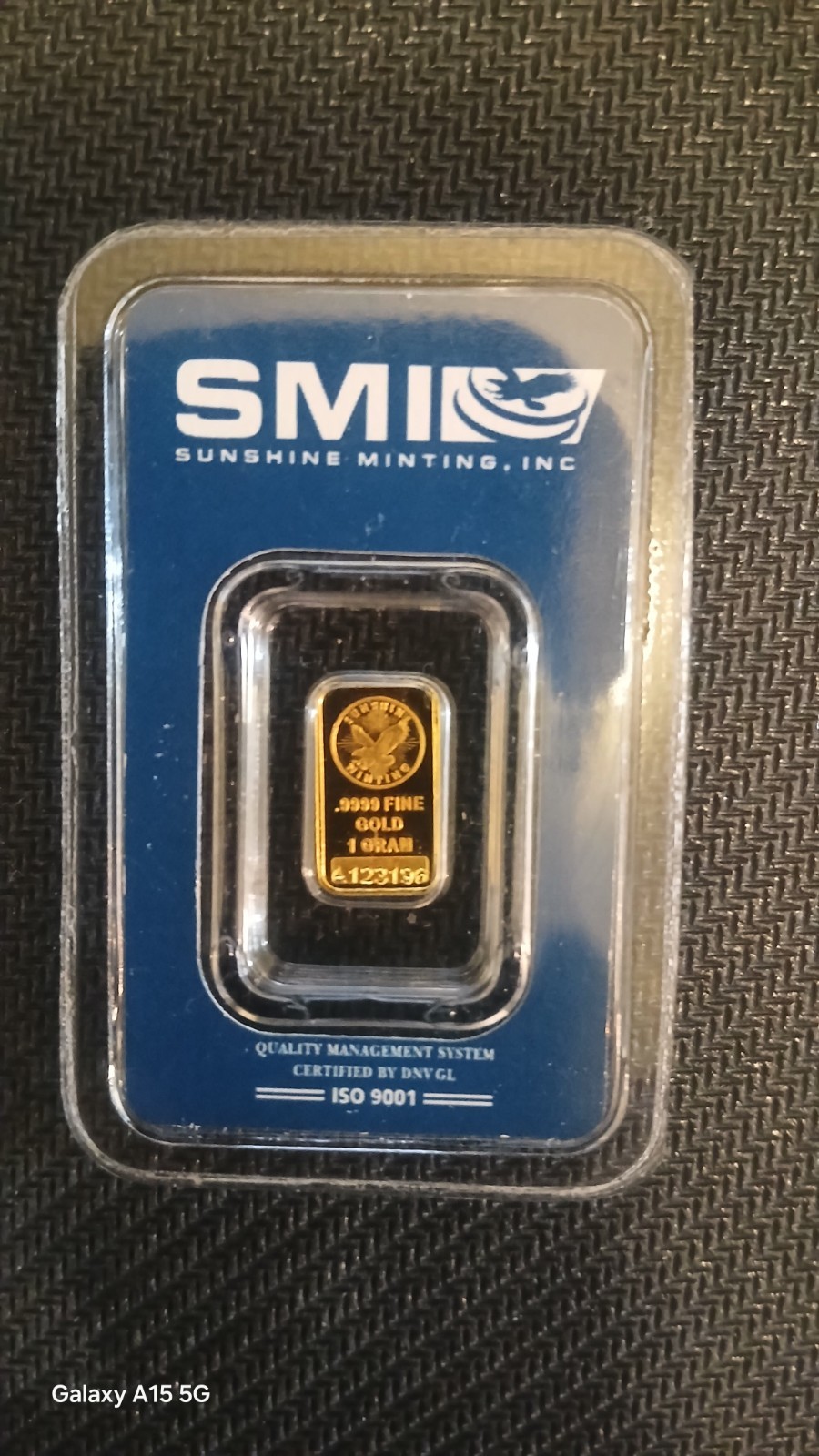 1 gram Gold Bar – Sunshine Minting – .9999 Fine in Sealed Assay