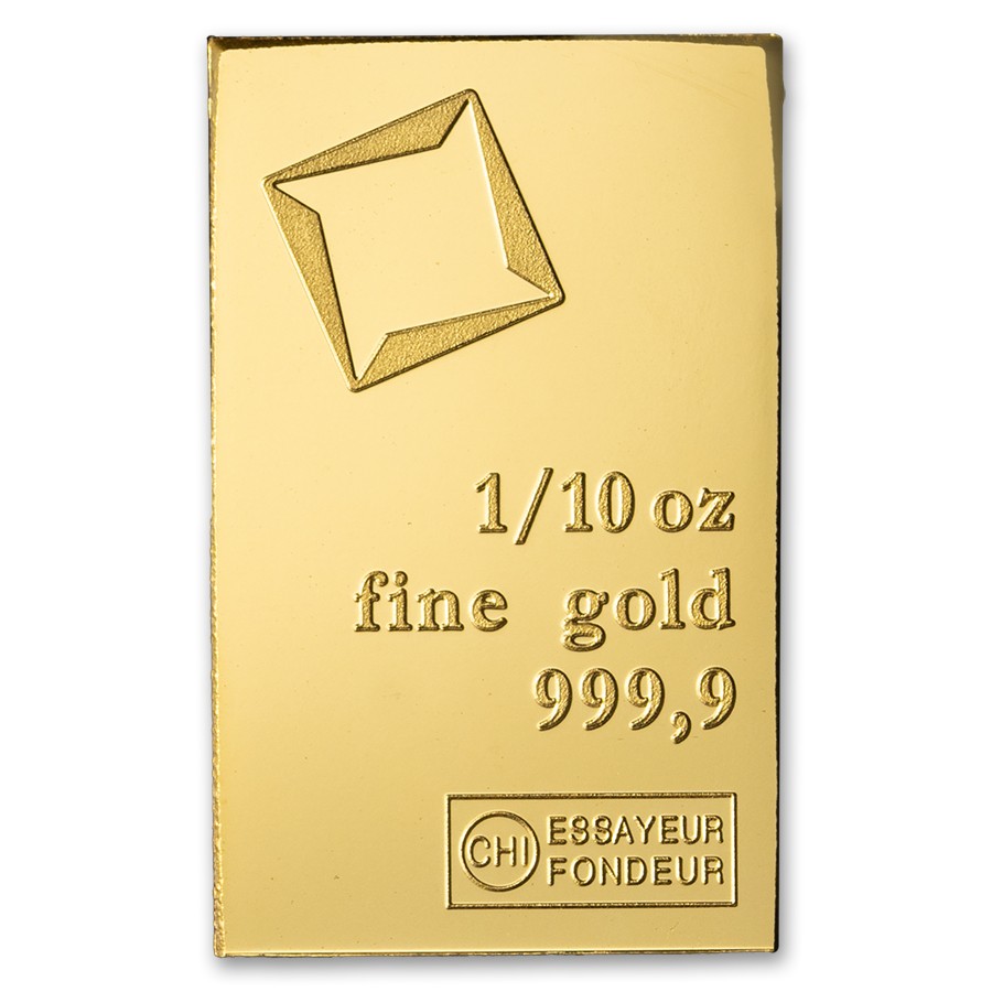 1/10 oz Gold Bar – Random Design