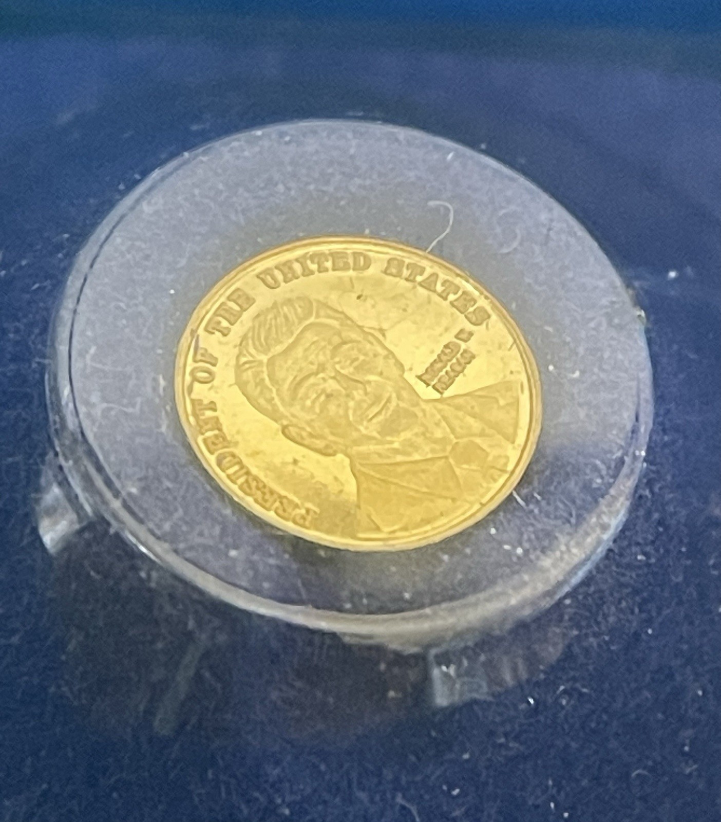 Ronald Reagan Solid Gold 24k Pure .999 Presidential Inaugural Coin