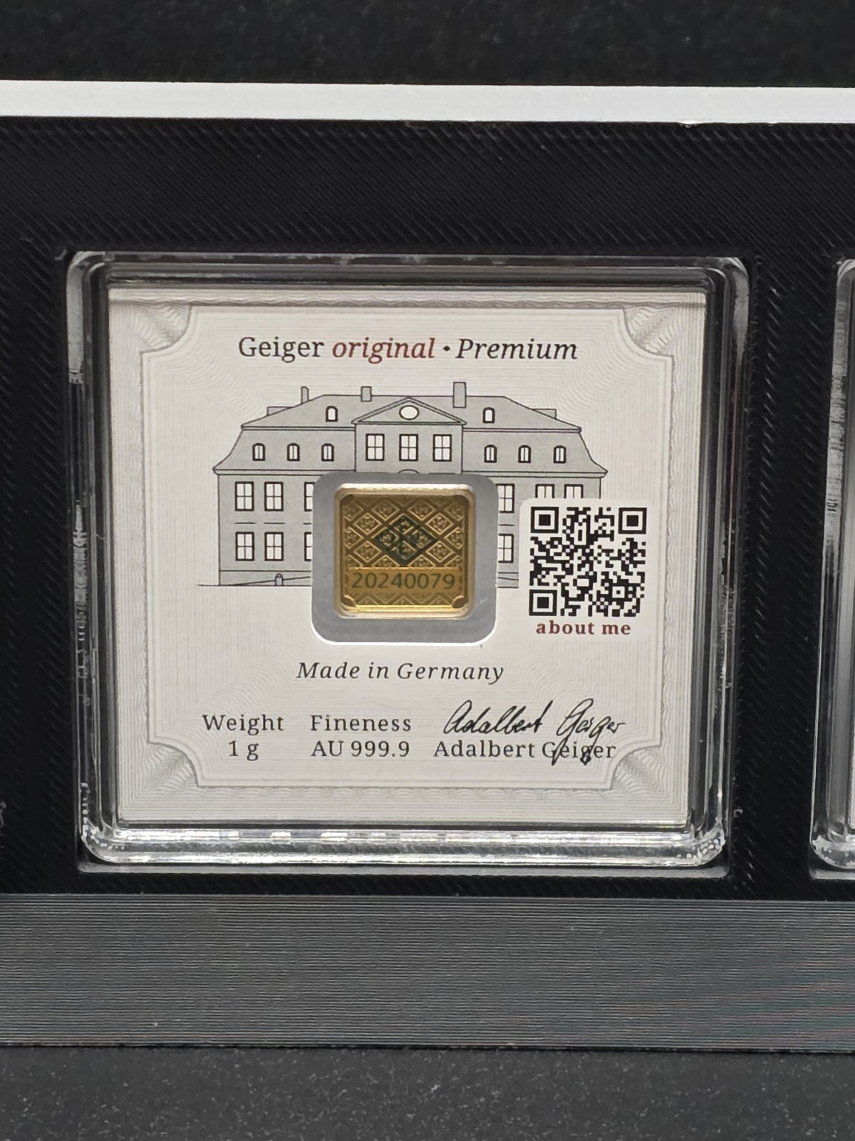 🔥Geiger 1g Gold Bar Set with Display. USA, Canada, Mexico, 5000 Limited Edition