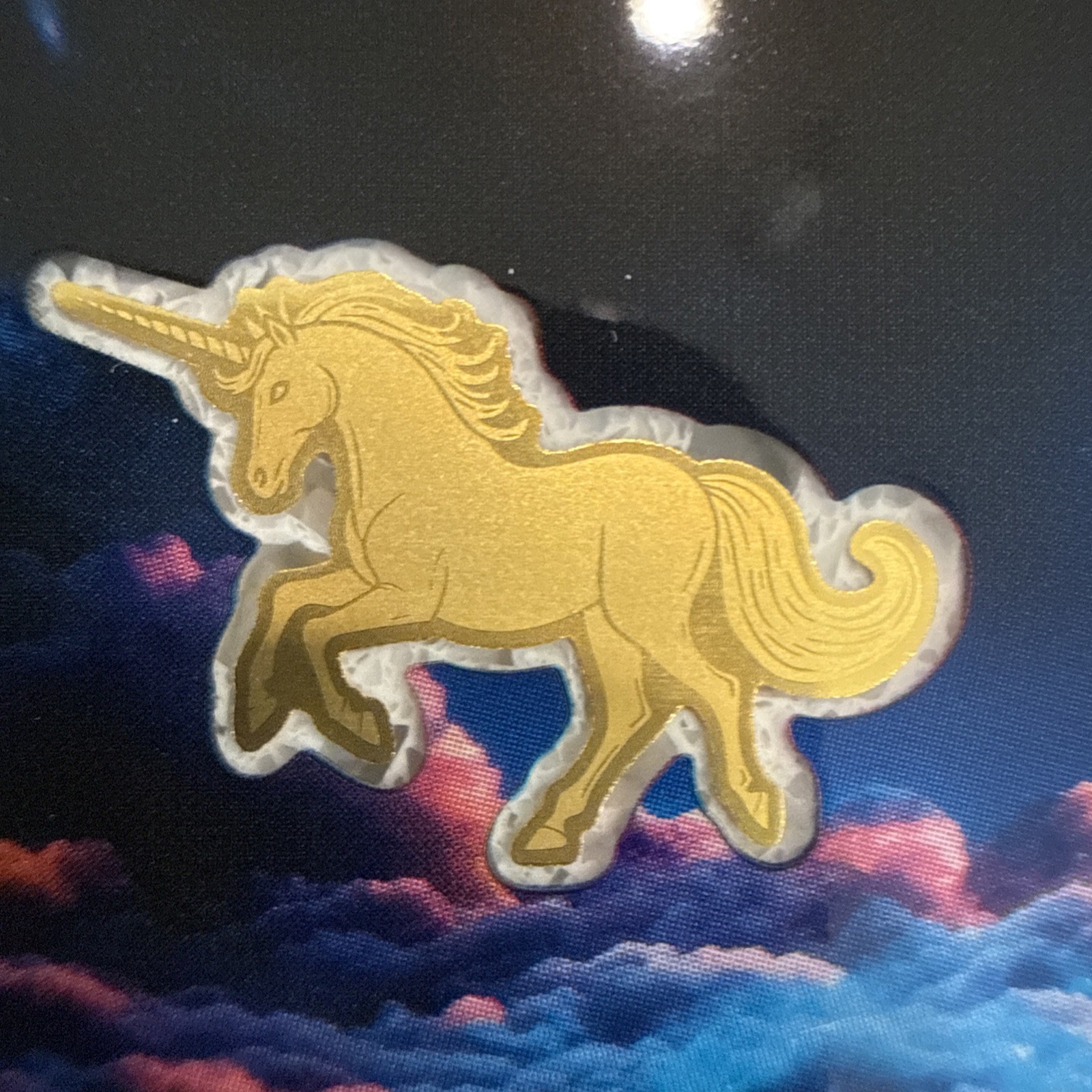 Rogues Island Mint Rainbow Unicorn 1/1000 oz Gold in Card Mintage 5,000 limited