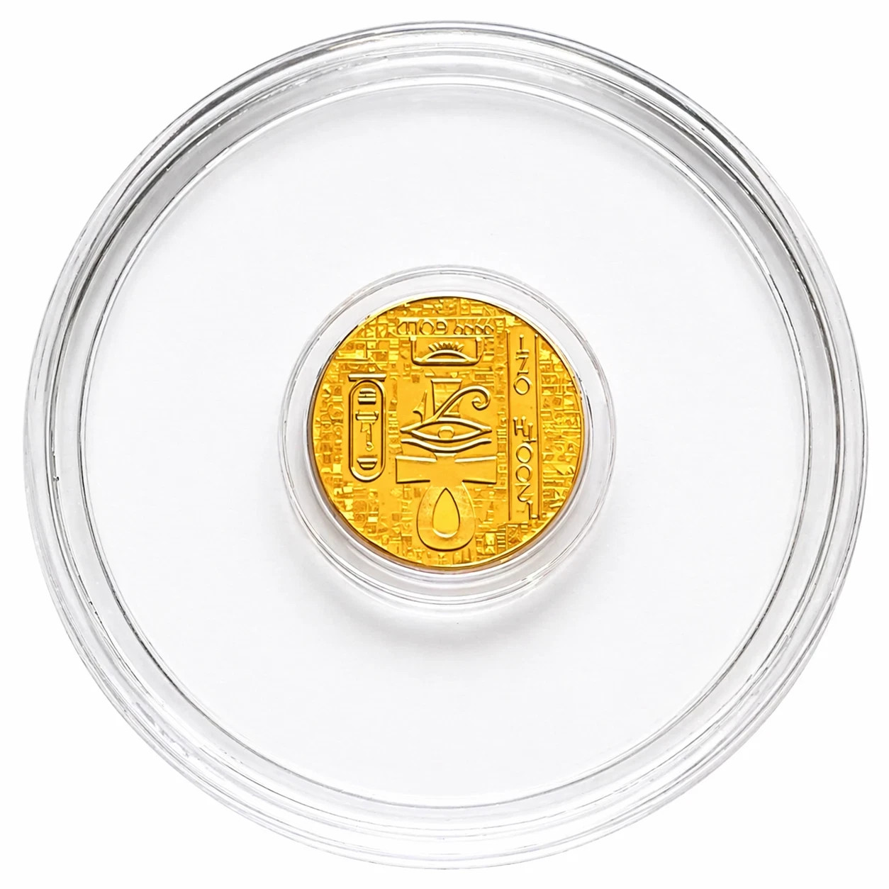 24K Gold 3 Coin Set – Eagle Flag / Mercury / Scarab – .9999 Fine Bullion