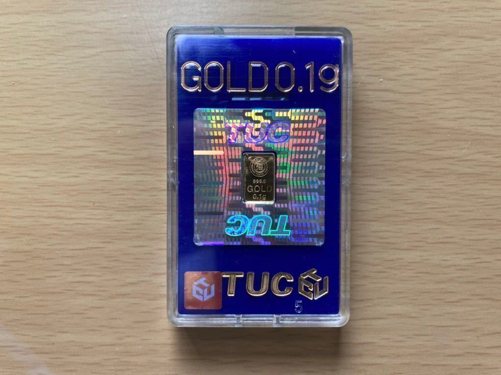 Pure gold ingot 24K 0.1g x 1 piece Tanaka Kikinzoku or Tokuriki honten