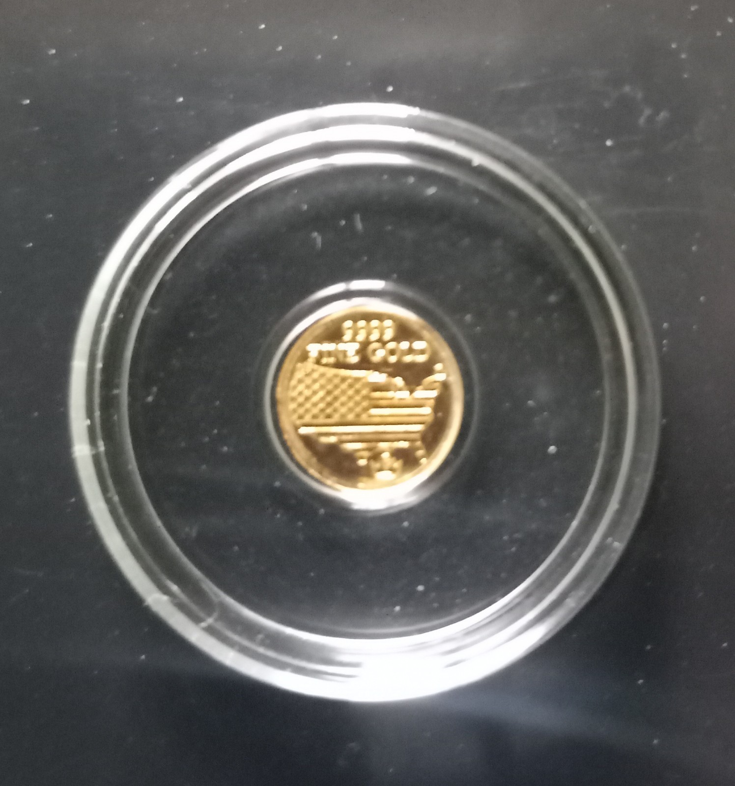 1/200th oz Gold Round, Tactical Skeleton, Monarch Precious Metals