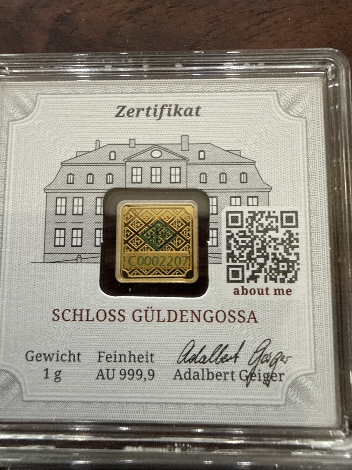 Geiger Edelmetalle Lot 3x 1g Gold 2x 1g Silver In Assay 🔥🔥🔥 STUNNING