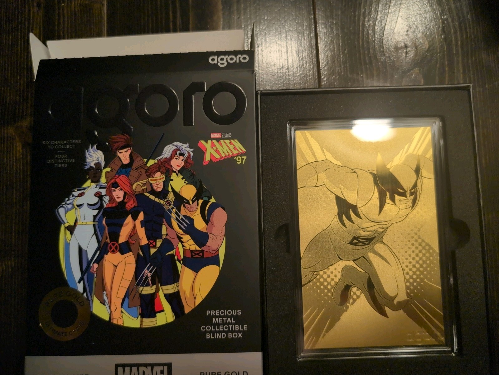 2026 Agoro X-Men 97 Tier 4 WOLVERINE 5g Pure Gold Chase Card 7 OF 20 RARE