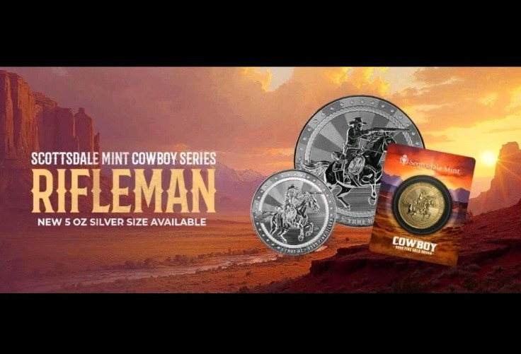 Scottsdale Mint 1/10th Gold Rifleman w/ Buffalo Privy .9999 Gold Yeehaw!🐎💥💥