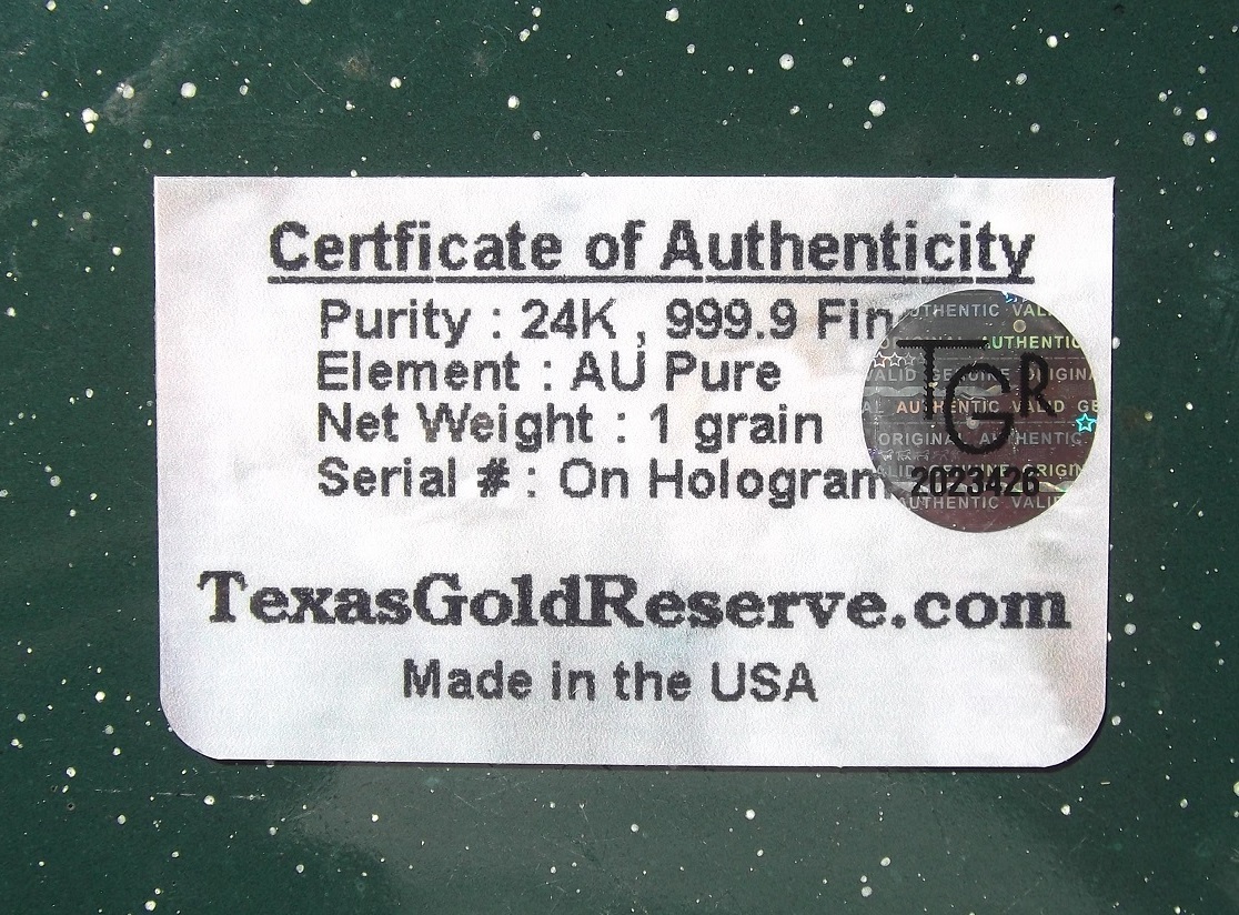 1/15th Gram PURE 999 GOLD(10X)Merry Christmas BULLION MINTED CERTIFIED BAR bin21
