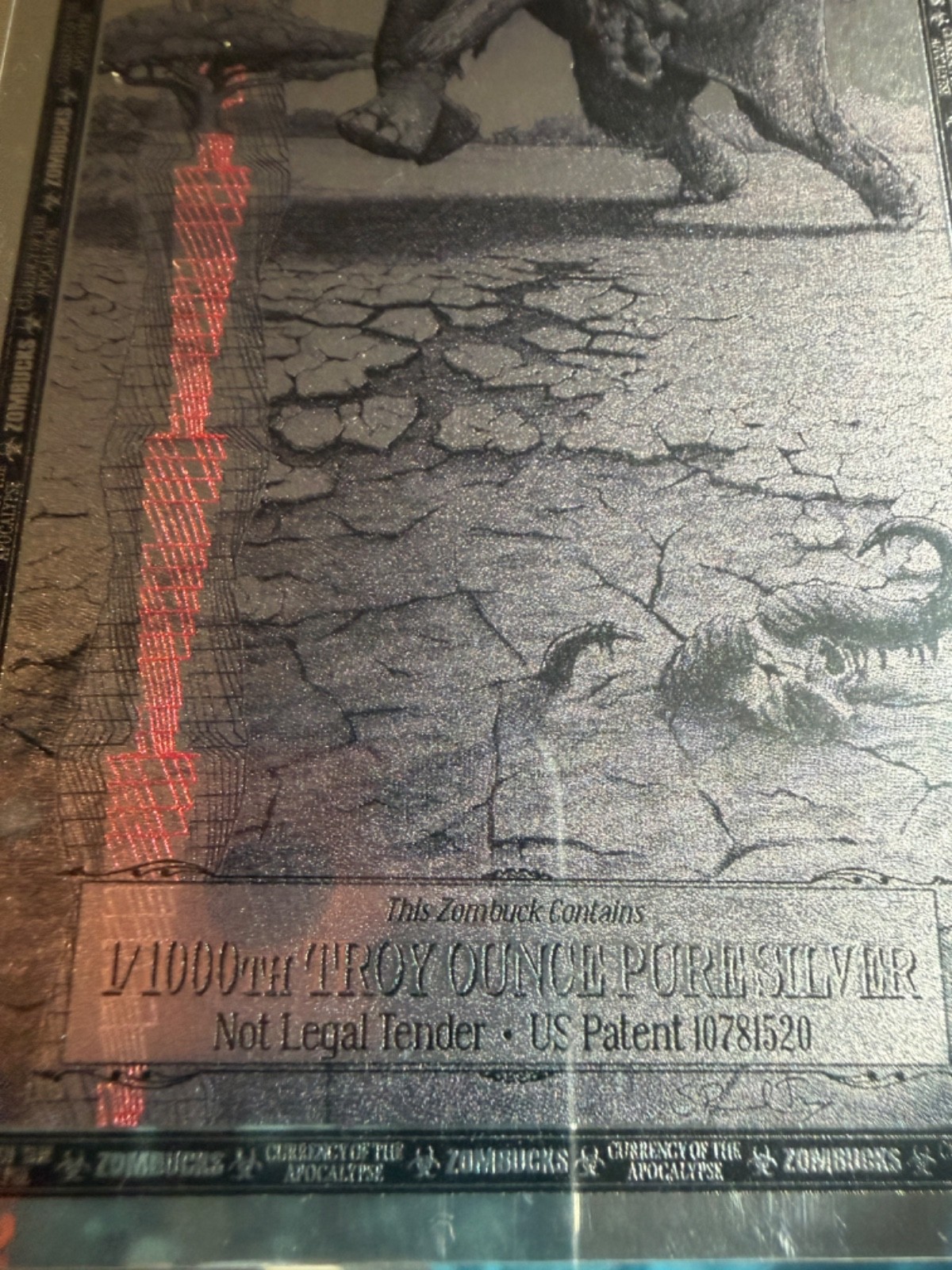 PCGS ZomBucks 70 GEM UNC .999 PURE SilverBack 1/1000 Troy oz. ELEGAUNT 2027