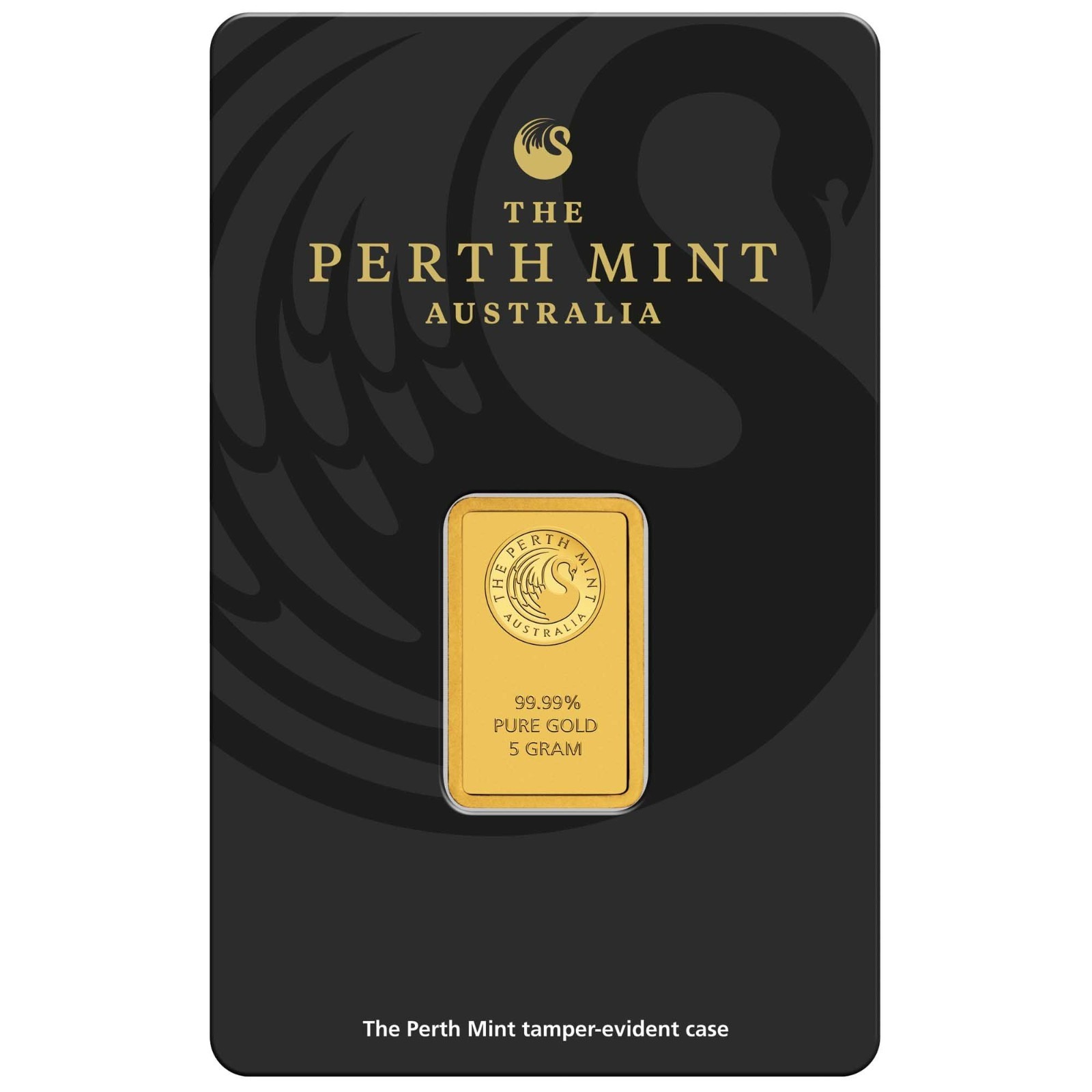 AUSTRALIA Perth Mint 5 Gram .9999 Pure Fine 24karat GOLD Bar