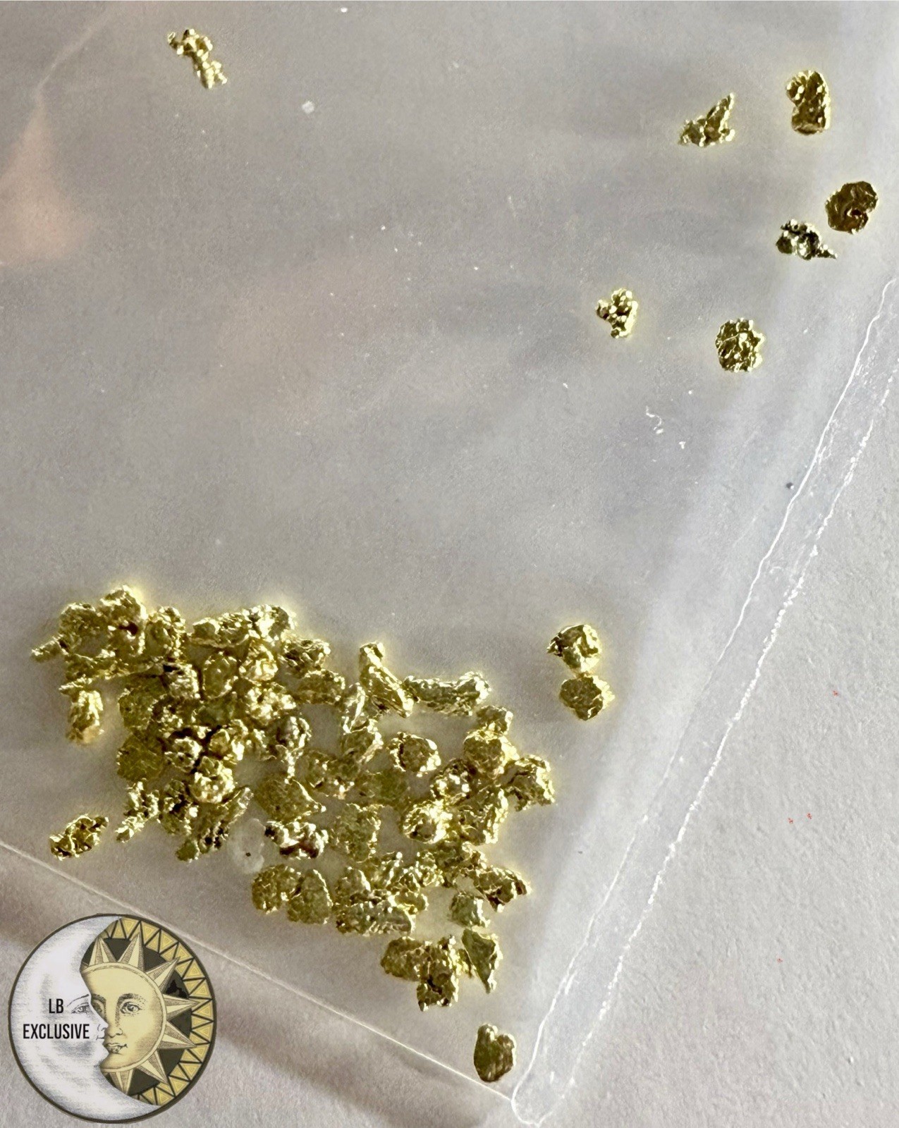 1/100 OZ MONARCH .9999 GOLD PROSPECTOR ROUND IN CAPSULE BU + 50 PIECE ALASKAN