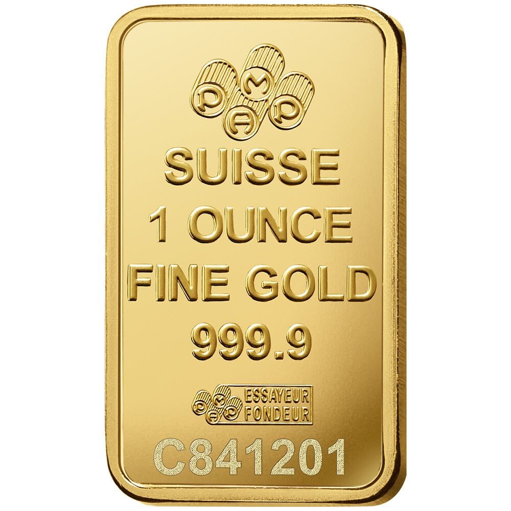 1 oz Gold Bar – PAMP Suisse – Rosa – 999.9 Fine in Sealed Assay