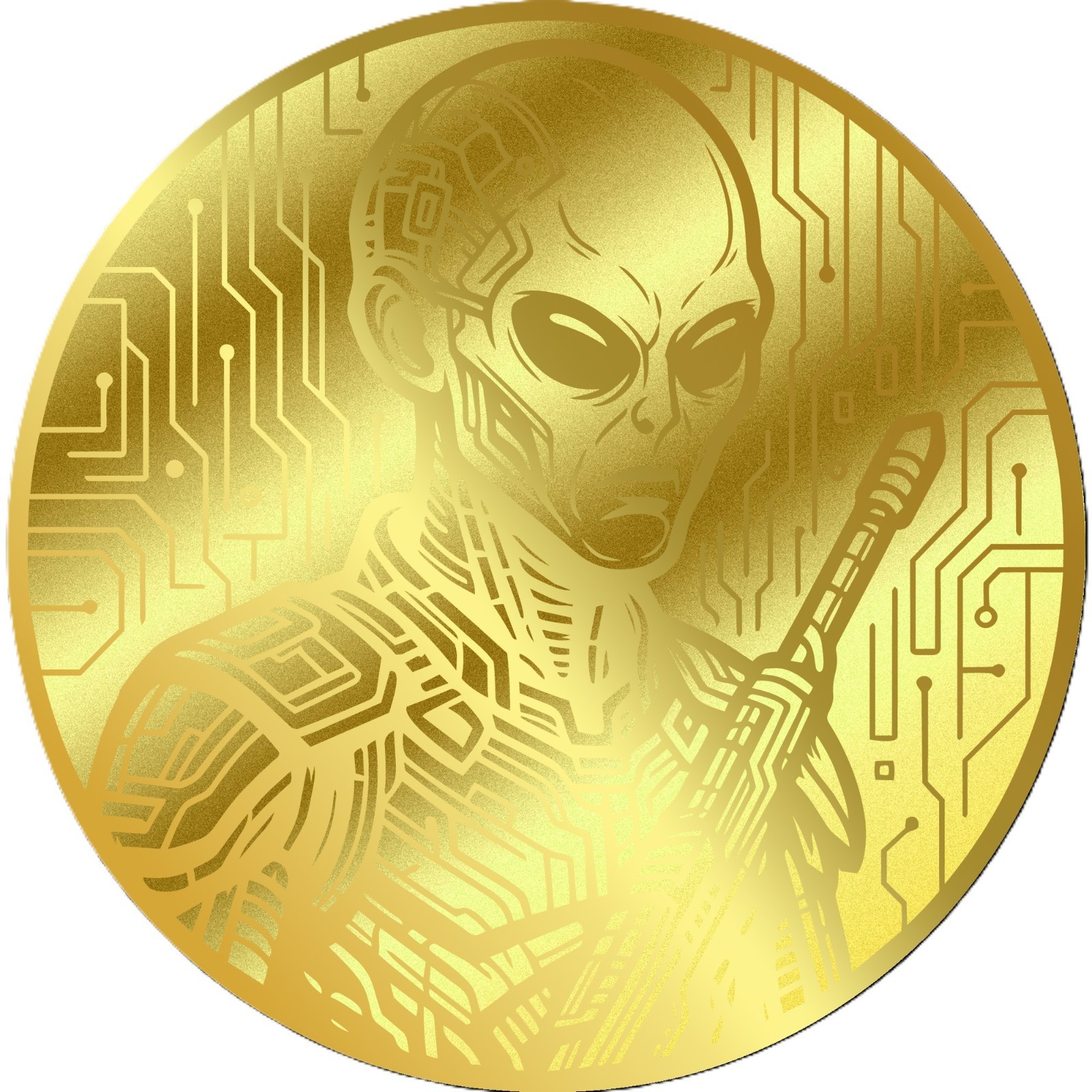 ALIEN 1/200 Oz Gold Coin card 30$ Liberia 2026