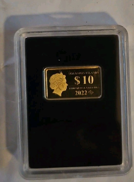 Al Thumama Stadium Solomon Islands $10 Fifa World Cup 1/100oz .9999 Proof 2022