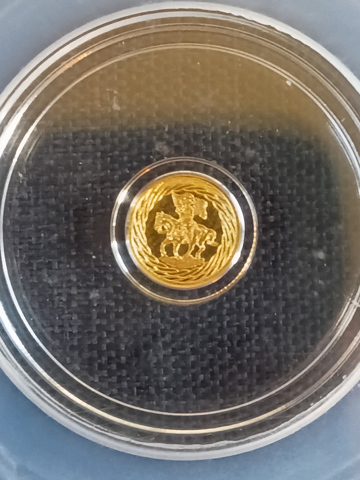 ICG MS70 Cowboy Gold Round 1/500th oz Gold Precious Metal Content Limited To 5k