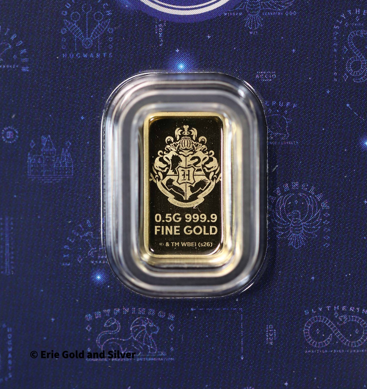 2026 PAMP Suisse Harry Potter 25th Anniversary 0.5g Gold Bar in Assay Card