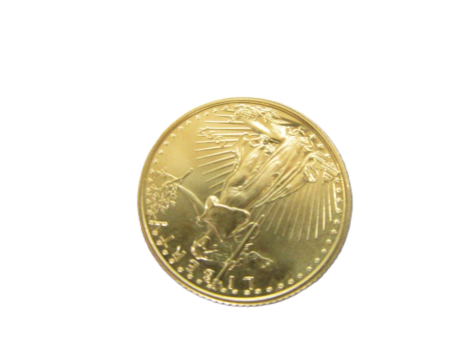 1997 1/4 OZ Fine Gold 22-Karat American Gold Eagle Coin 10 Dollars
