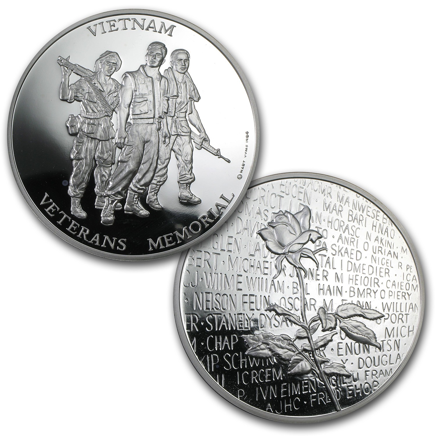 4 Metals Set – Vietnam Veterans Memorial Set (In Capsule)