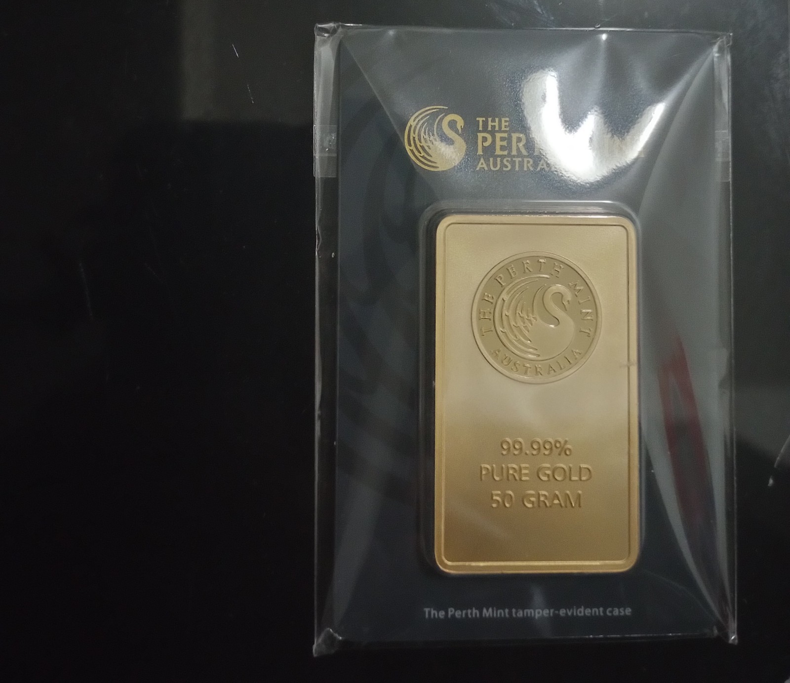 The Perth Mint Australian 99.99 Fine Pure Gold Sealed In Assay Card