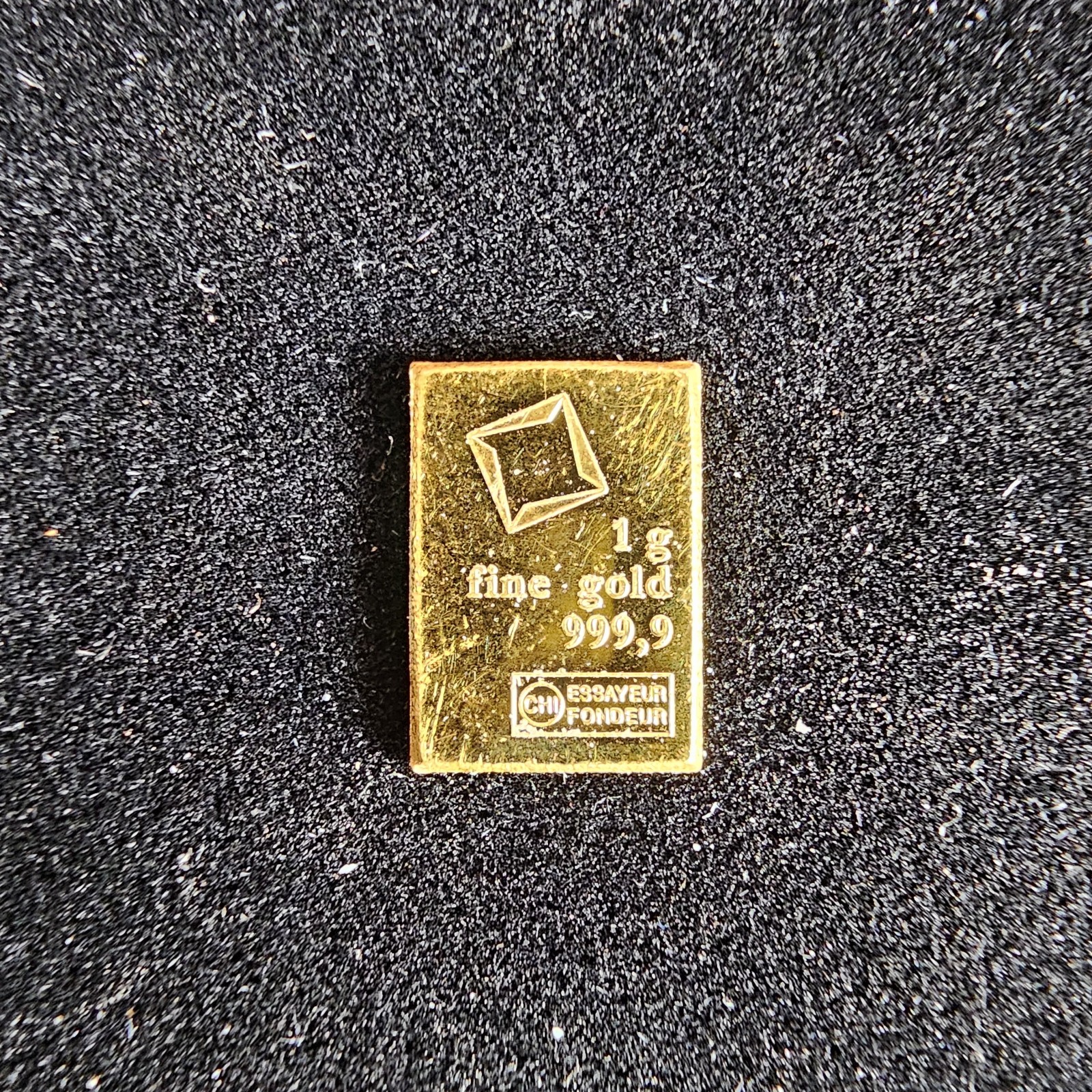 1g Valcambi Suisse Gold Bar .9999 Fine CombiBar Fractional Gold