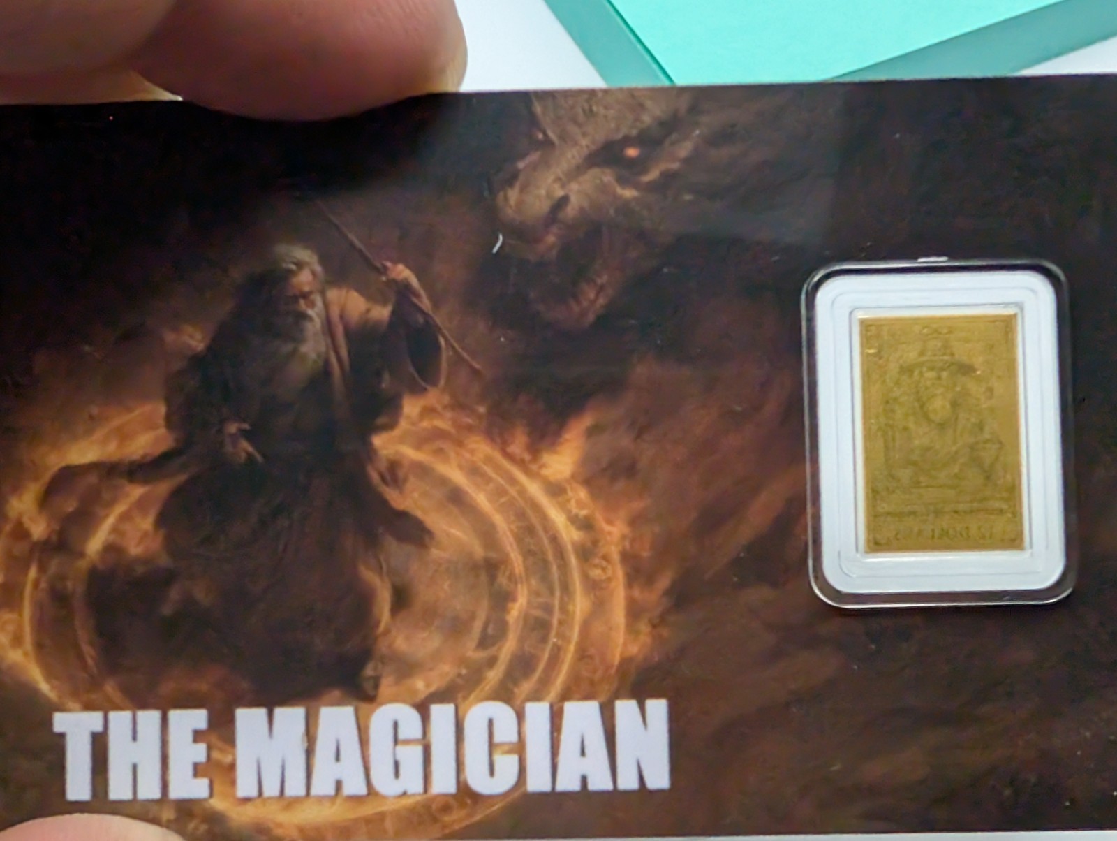 Republic of Liberia 2026 The Magician 1/1000 oz .9999 Fine Gold Bar W/ COA Card