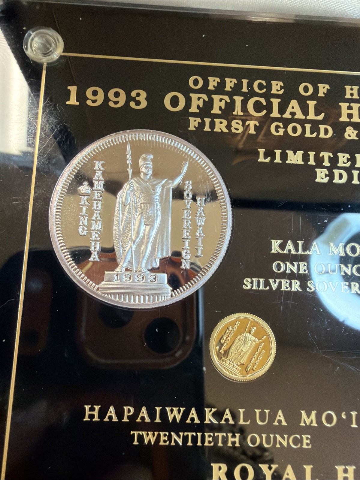 1993 4-Piece Royal Hawaiian Gold & Silver Proof Set