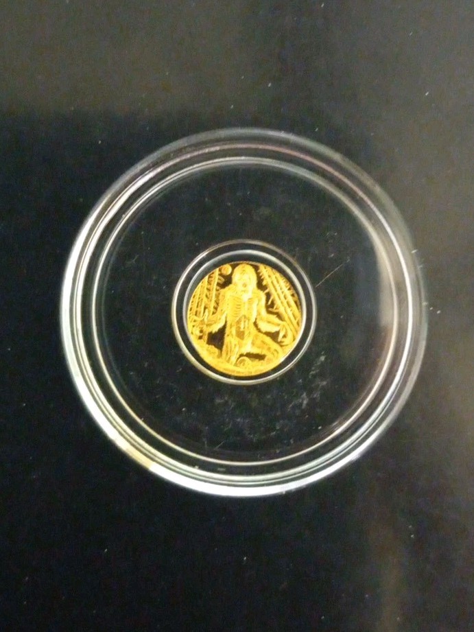 1/200th oz Gold Round, Zombie Bigfoot, Pyromanjim Limited Edition