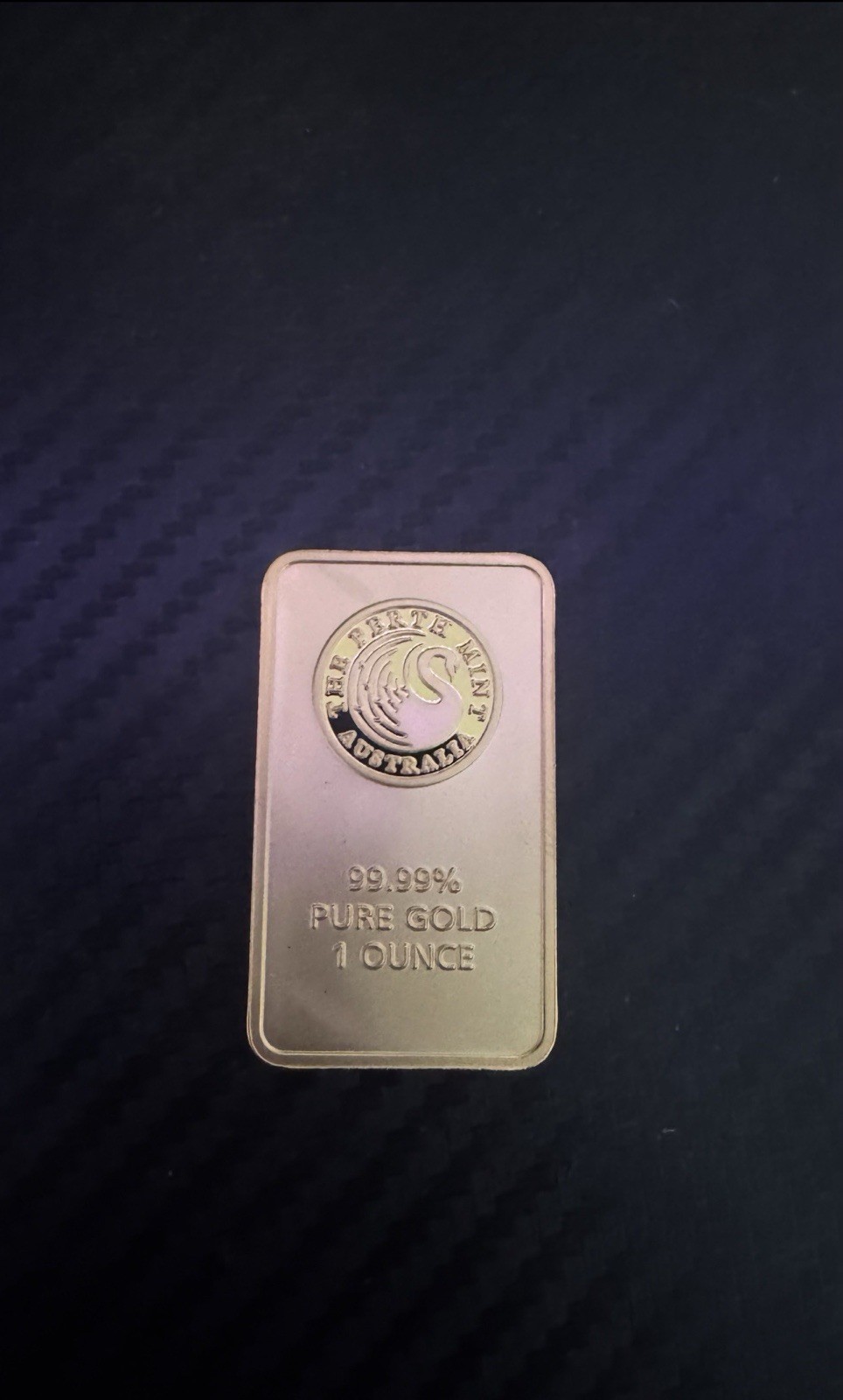 The Perth Mint Australia 1 oz 99.99% Pure Gold Minted Bar Tamper-Evident Case