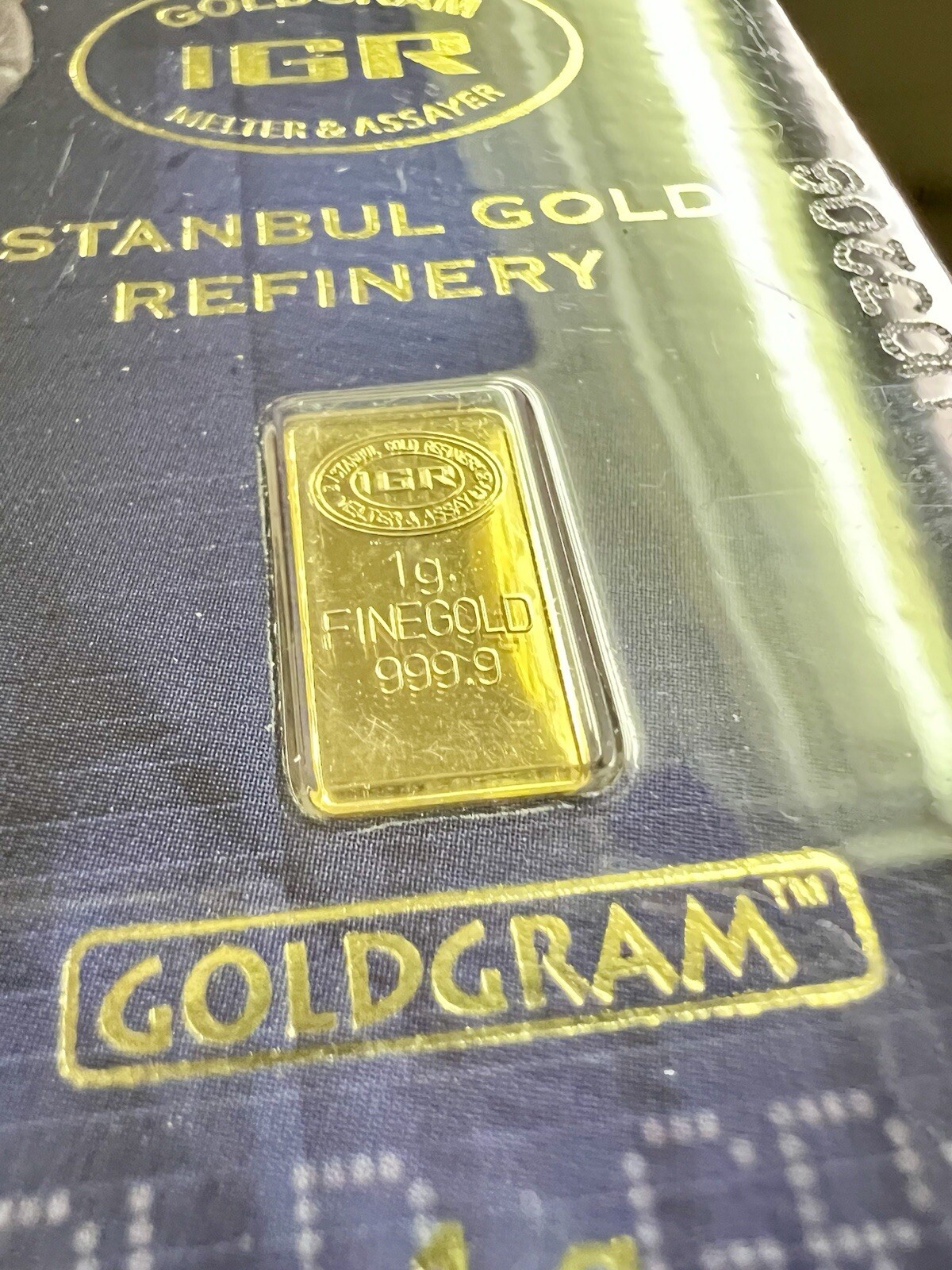 🔥🔥BU GOLD BULLION BARS In Assay 1 & 1/2 gram .9999 Istanbul Gold Refinery